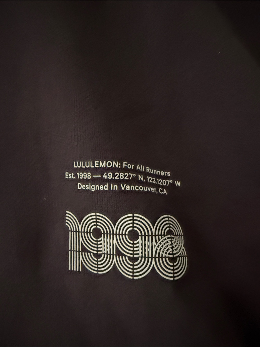 NWT lululemon athletica Black Graphic Hoodie - Picture 2 of 6